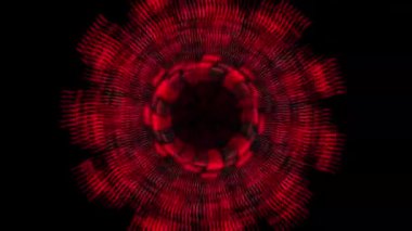 Girdap dairesi ön CG parçacık hareketi grafikleri