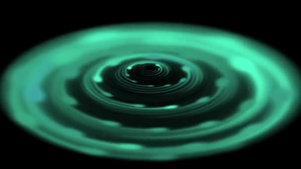 Vortex Circle Front Particle Motion Graphics — Vídeos de Stock