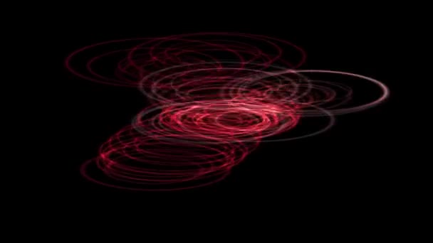 Vortex Circle Front Particle Motion Graphics — 비디오