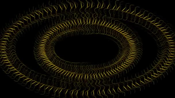 Vortex Circle Front Particle Motion Graphics — Video