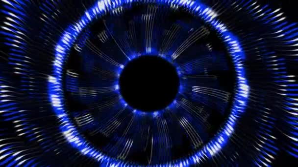 Vortex Circle Front Particle Motion Graphics — Video