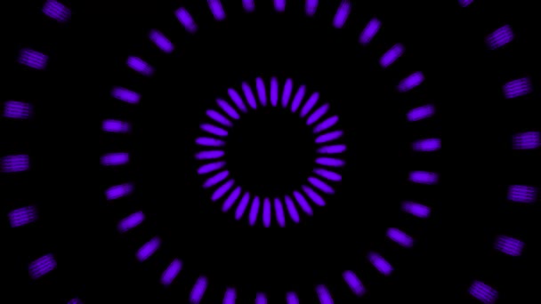 Vortex Kruh Přední Částice Pohybu Grafiky — Stock video