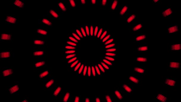 Vortex Circle Front Particle Motion Graphics — ストック動画