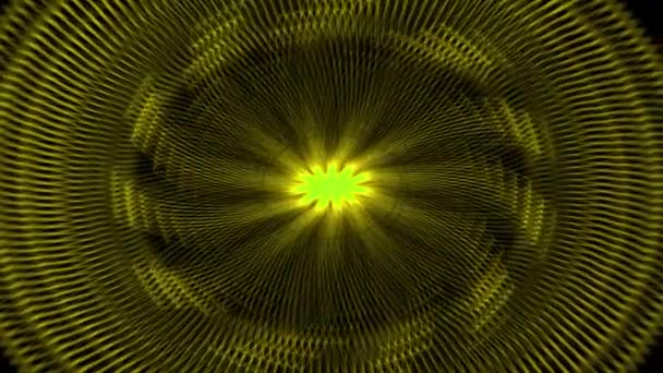 Vortex Circle Front Particle Motion Graphics — Vídeos de Stock