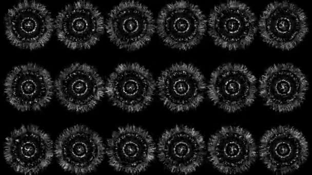 Vortex Circle Front Particle Motion Graphics — Stock Video
