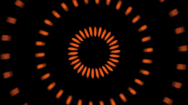 Vortex Circle Front Particle Motion Graphics — Stockvideo