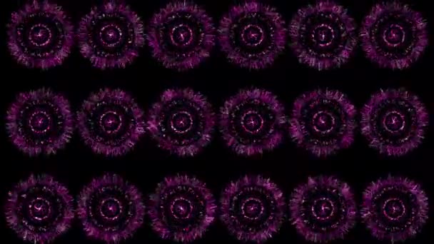 Vortex Circle Front Particle Motion Graphics — Stock Video
