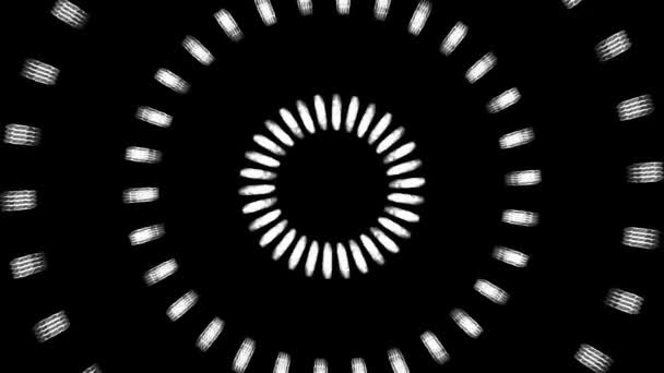 Vortex Circle Front Particle Motion Graphics — Stock Video