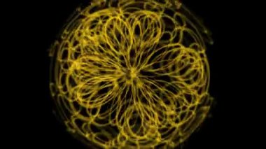 Vakum rengi CG Parçacık Hareketi Grafikleri