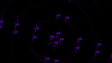 İnce çizgiler hareket eden CG parçacıkları hareket grafikleri