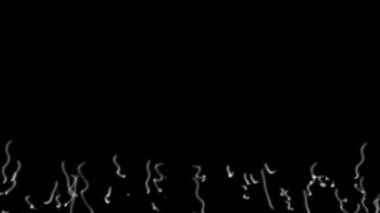 İnce çizgiler hareket eden CG parçacıkları hareket grafikleri