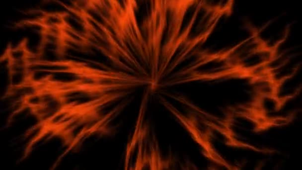 Цвет Всасывания Particle Motion Graphics — стоковое видео