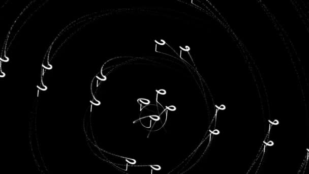 Thin Lines Swaying Moving Particles Motion Graphics — Stockvideo