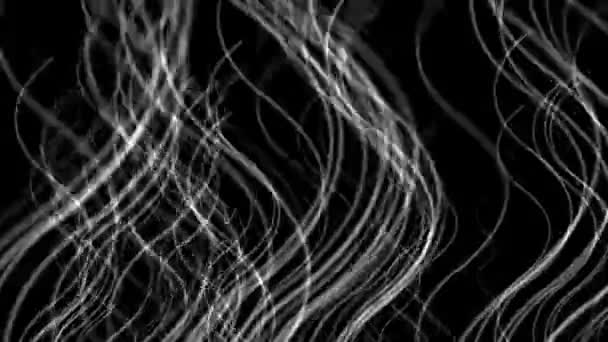 Thin Lines Swaying Moving Particles Motion Graphics — Vídeo de Stock