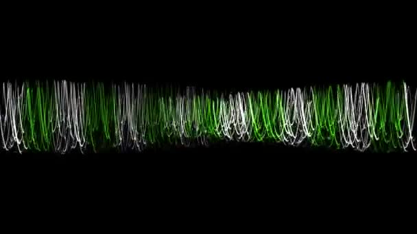 Thin Lines Swaying Moving Particles Motion Graphics — ストック動画