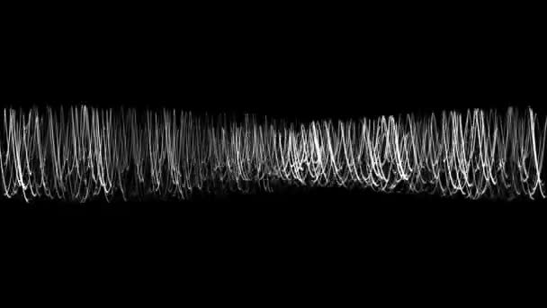 Thin Lines Swaying Moving Particles Motion Graphics — ストック動画