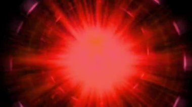 Parlayan akış Dijital CG parçacık hareketi grafikleri