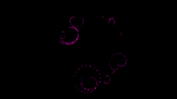 Wave Bending Particle Motion Graphics — 비디오