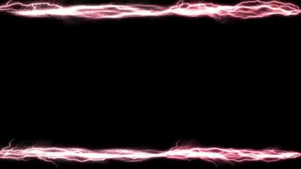 Electric Thunder Particle Motion Graphics — Video Stock