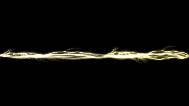 Elektrischer Donner Partikelbewegungsgrafik — Stockvideo
