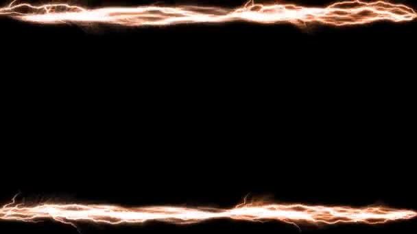 电雷电Cg粒子运动图形 — 图库视频影像