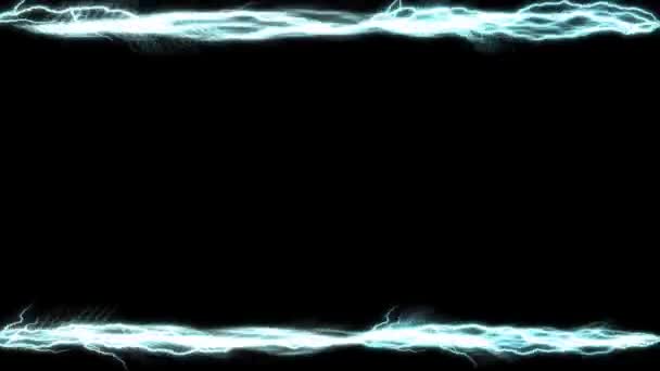 電気雷Cg粒子運動グラフィックス — ストック動画