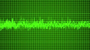 Oscilloscope grid CG particle motion graphics