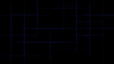 Grid line digital CG particle motion graphics