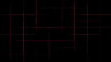 Izgara hattı dijital CG parçacık hareketi grafikleri