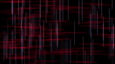 Izgara hattı dijital CG parçacık hareketi grafikleri