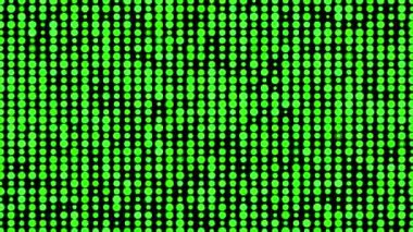 Psychedelic flashy eccentric CG particle motion graphics