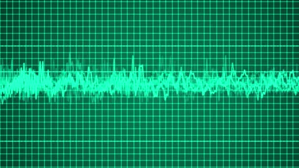 Gráficos Movimiento Partículas Cuadrícula Del Osciloscopio — Vídeos de Stock