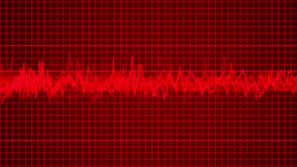 Oscilloscope Izgarası Parçacık Hareketi Grafikleri — Stok video
