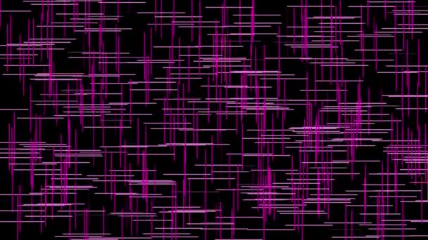 Grid Line Digital Particle Motion Graphics — Stock video