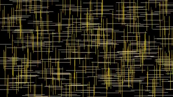 Grid Line Digital Particle Motion Graphics — Stockvideo