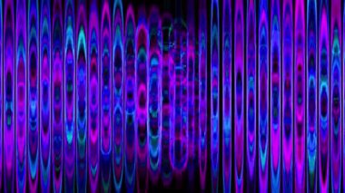 Psychedelic flashy eccentric CG particle motion graphics
