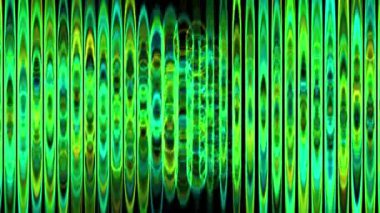 Psychedelic flashy eccentric CG particle motion graphics