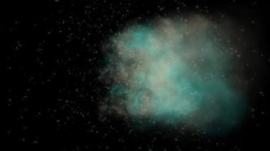 Duman sürüklenen CG parçacık hareketi grafikleri