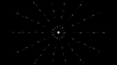 Circle ring Digital Cyber CG Particle Motion Graphics