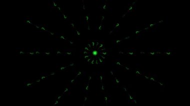 Circle ring Digital Cyber CG Particle Motion Graphics
