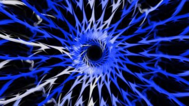 Çember halkası Sayısal CG Parçacık Hareketi Grafikleri