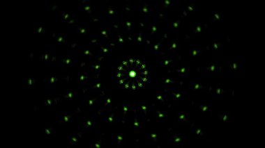 Çember halkası Sayısal CG Parçacık Hareketi Grafikleri