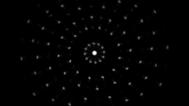 Çember halkası Sayısal CG Parçacık Hareketi Grafikleri