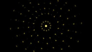 Çember halkası Sayısal CG Parçacık Hareketi Grafikleri
