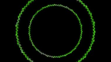 Circle ring Digital Cyber CG Particle Motion Graphics