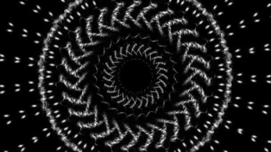 Çember halkası Sayısal CG Parçacık Hareketi Grafikleri