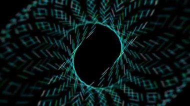 Dönen ışık derecelendirme CG parçacık hareketi grafikleri