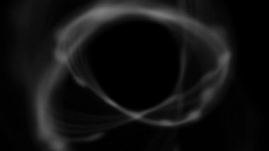 Rotating light gradation CG particle motion graphics