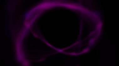 Rotating light gradation CG particle motion graphics