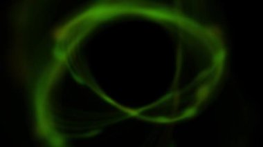 Rotating light gradation CG particle motion graphics